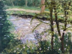 A River Runs Through Betws-y-coed North Wales Soft pastels on card Limited Edition Print Art Just by Joan